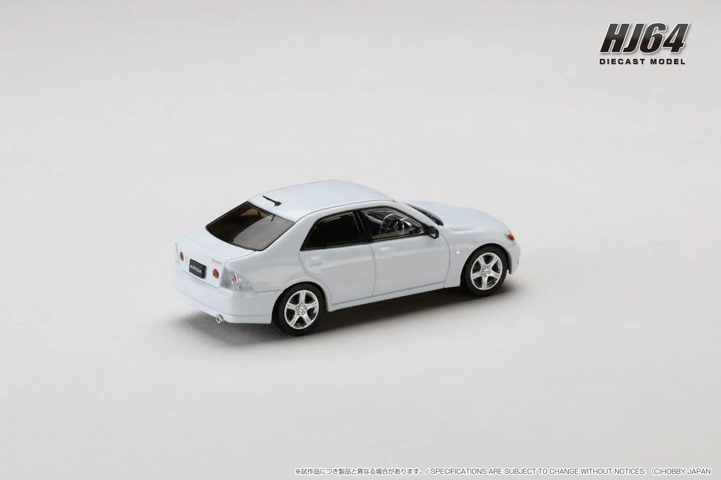Hobby Japan 1/64 Toyota Altezza RS200 (E10) 1998 Super White II - HJ641080AW