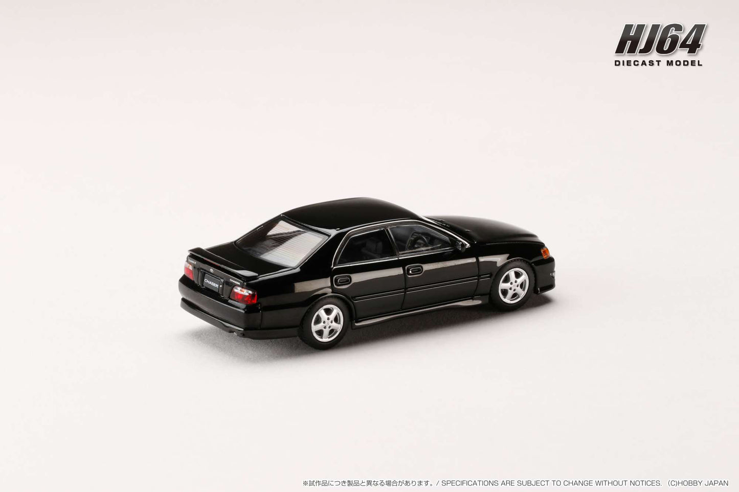 Hobby Japan 1/64 Toyota Chaser TOURER V (JZX100) 1998 Black (Custom Color)