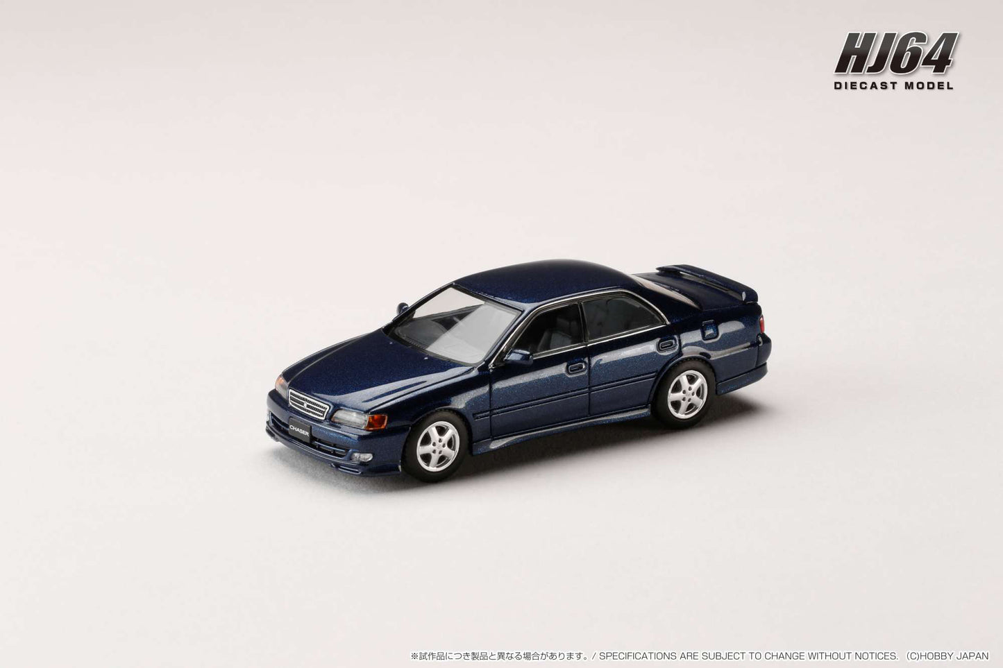 Hobby Japan 1/64 Toyota Chaser TOURER V (JZX100) 1998 Dark Blue Mica
