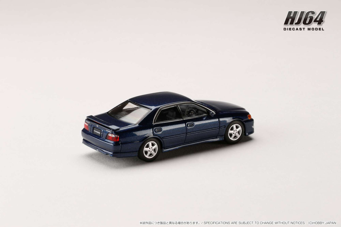 Hobby Japan 1/64 Toyota Chaser TOURER V (JZX100) 1998 Dark Blue Mica
