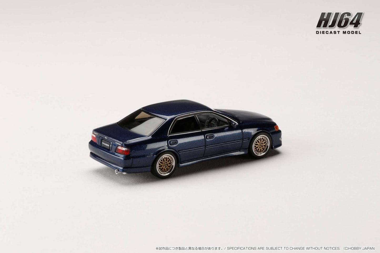 Hobby Japan 1/64 Toyota Chaser TOURER V (JZX100) 1998 / JDM Style Dark Blue Mica