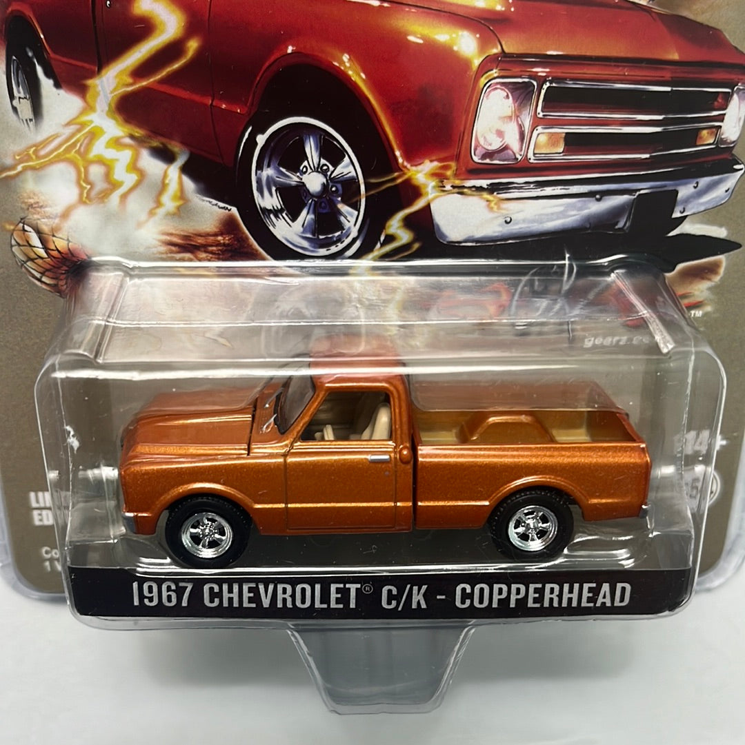 1/64 Greenlight x Acme 1967 Chevrolet C/K Copperhead (Stacey David) Orange