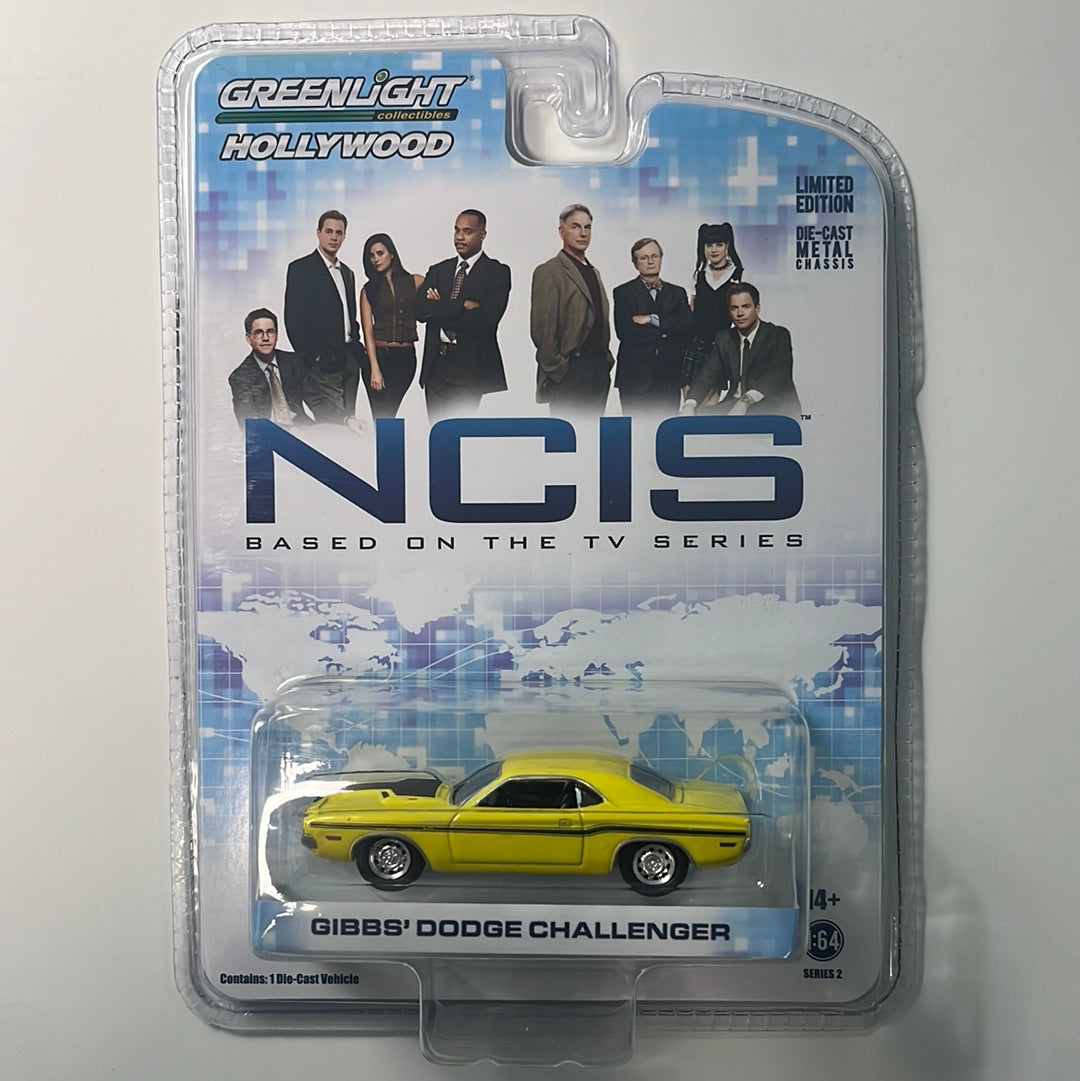 1/64 Greenlight Hollywood NCIS Gibb’s Dodge Challenger Yellow