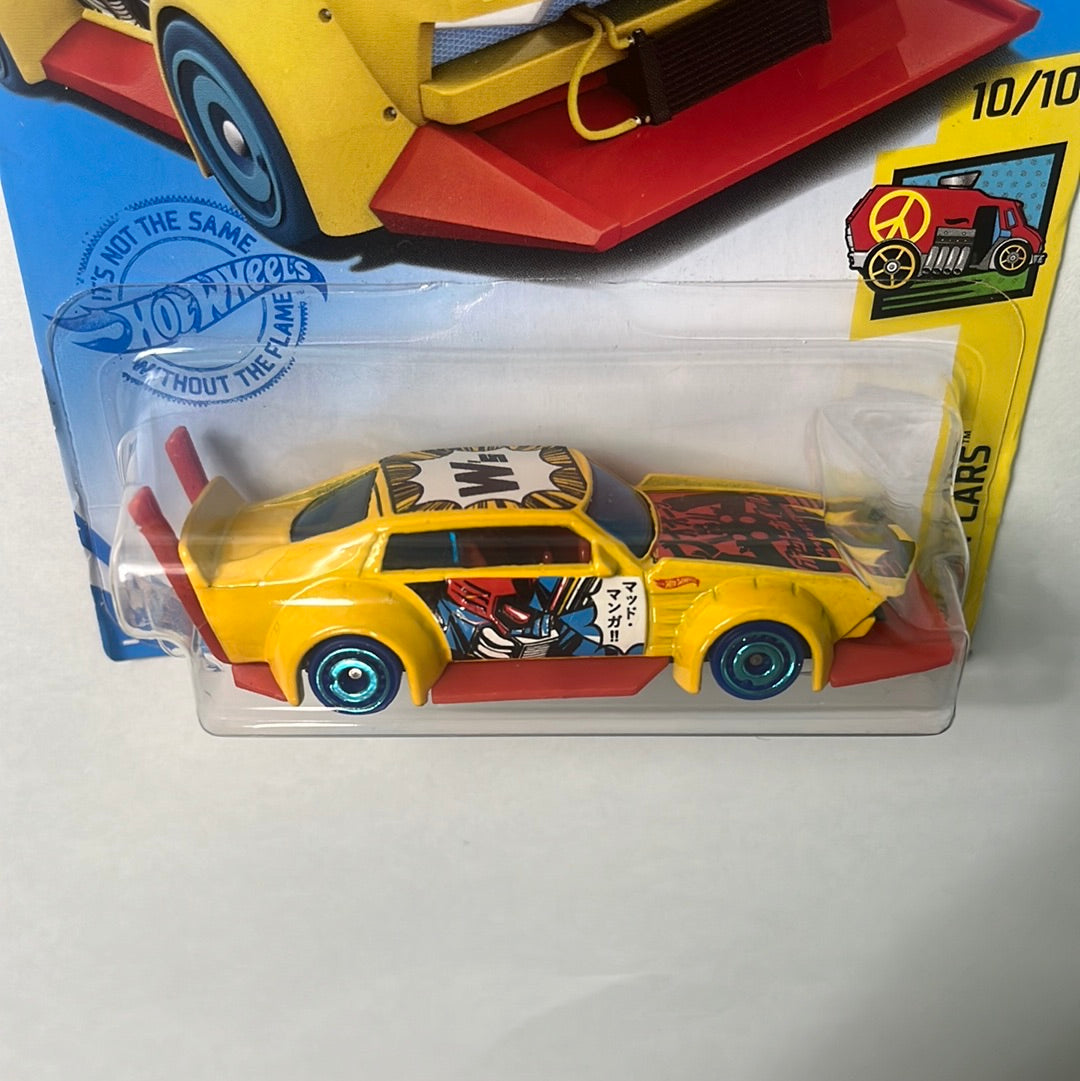 Hot Wheels 1/64 Mad Manga Yellow