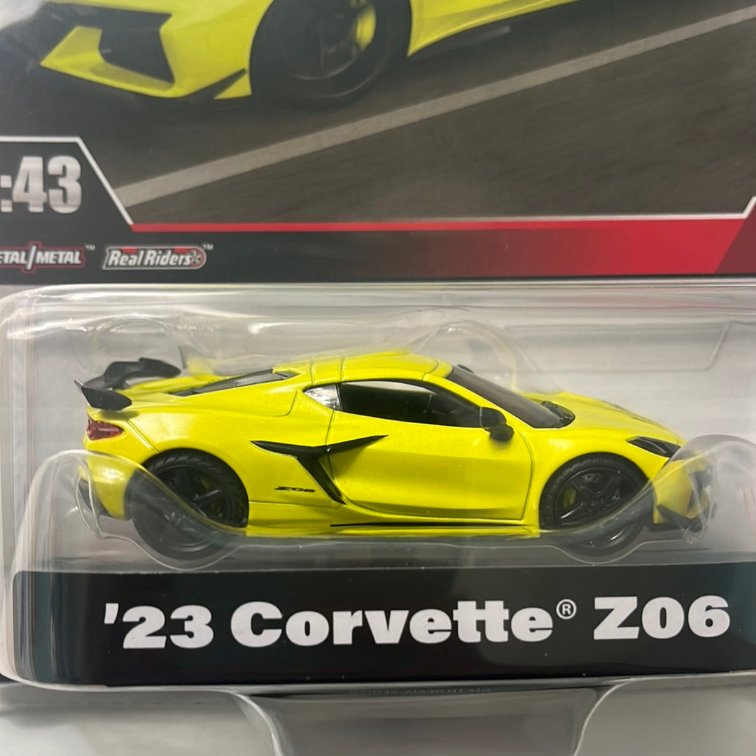 1/43 Hot Wheels '23 Corvette Z06 C8 Yellow – Flipn Diecast