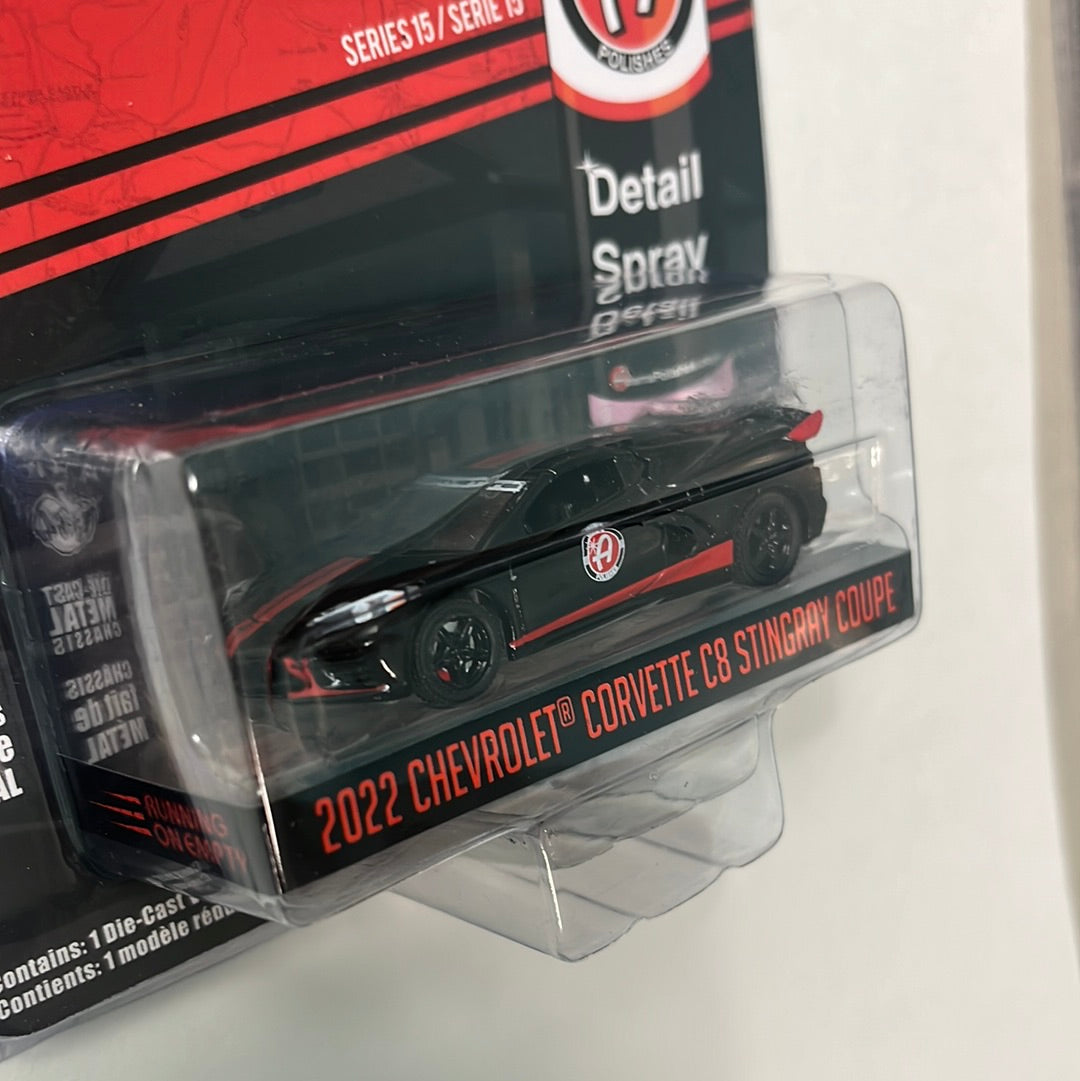 Modèle Réduit Greenlight Chevrolet Corvette C8 Stingray Shell Oil 2021 - 1:64 - Neuf Sous Blister