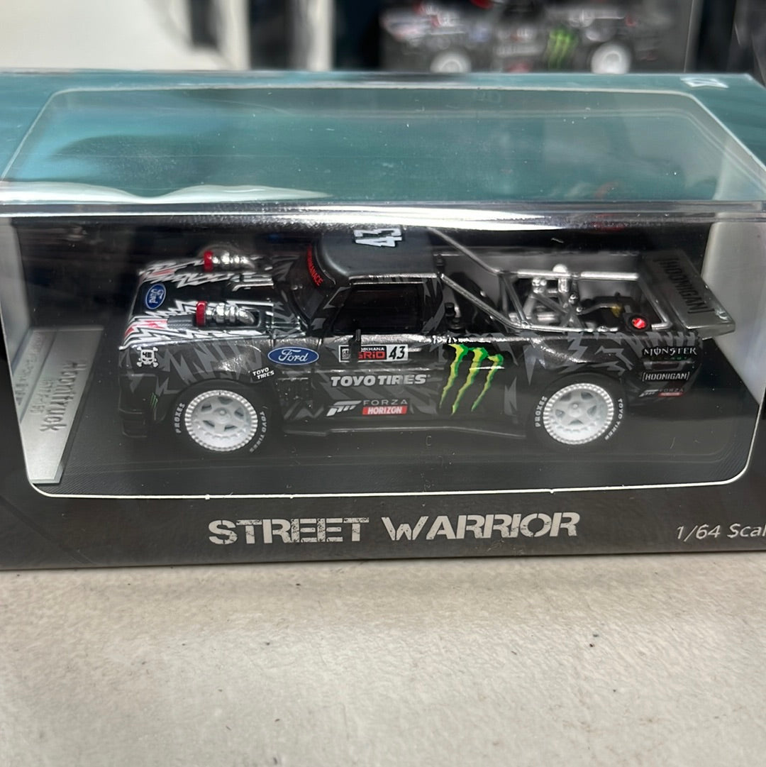 Street Weapon 1/64 1977 Ford F150 Hoonitruck Flipn Diecast