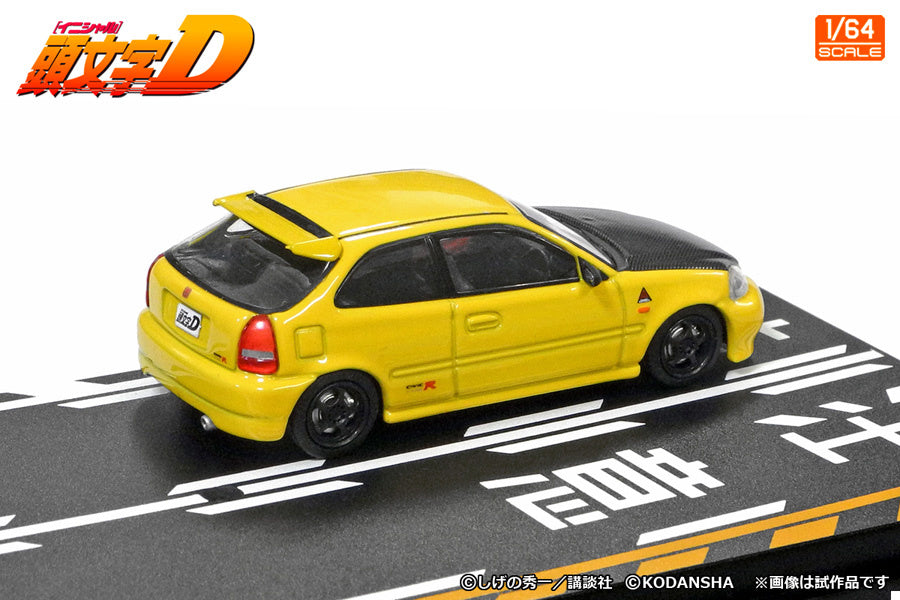 1/64 Modeler's Initial D Set Vol.12 Tomoyuki Tachi Todo Shokai Honda Civic (EK9) & Takumi Fujiwara Toyota AE86