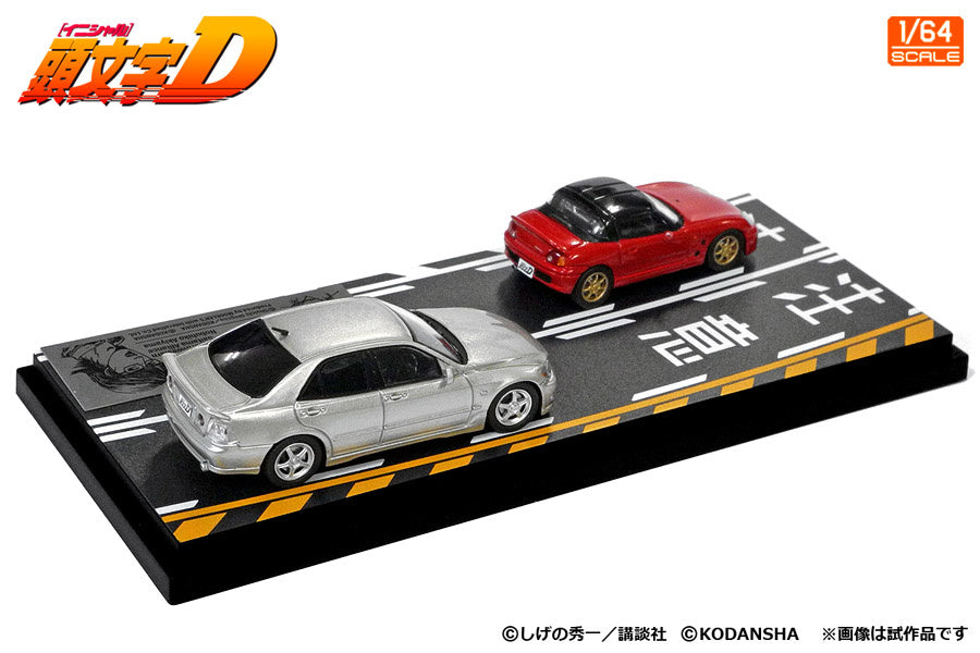 Modeler's 1/64 Initial D Set Vol.14 Sakamoto Cappuccino & Nobuhiko Akiyama Altezza