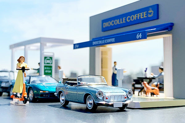 Tomica Limited Vintage Neo 1/64 Diorama Collection 64 #Car Snap 21a Sidewalk Cafe