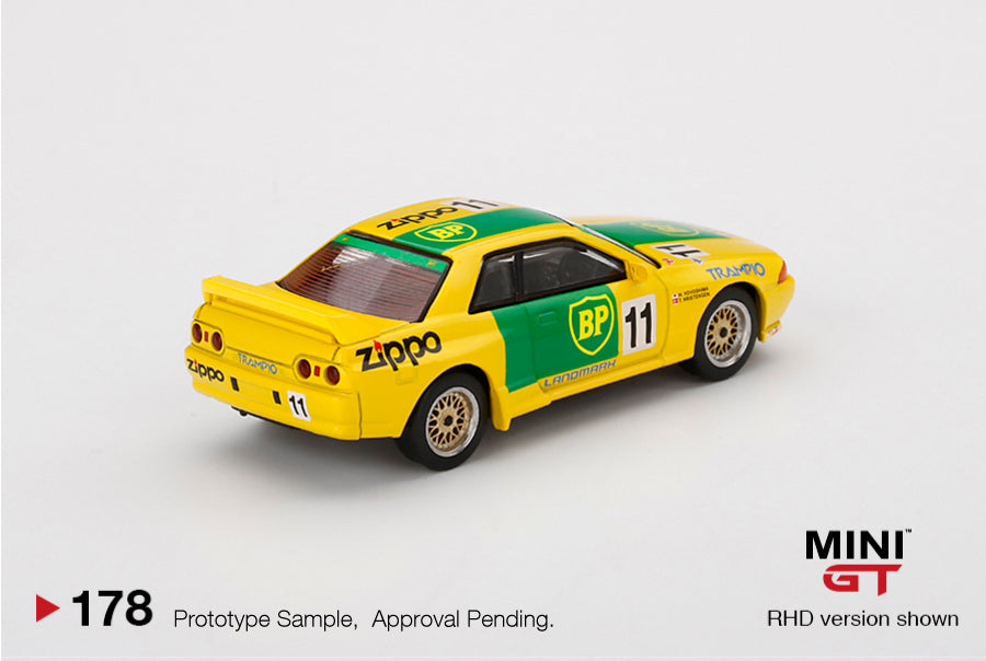 Mini GT 1/64 Nissan Skyline GT-R (R32) Gr. A #11 BP 1993 – Flipn