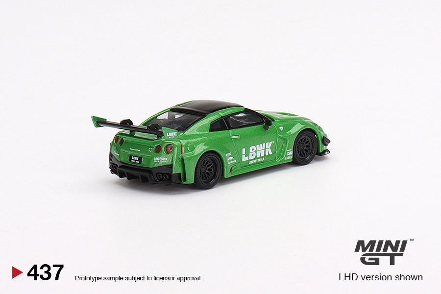 Mini GT 1/64 LB-Silhouette WORKS GT NISSAN 35GT-RR Ver.2 Apple Green