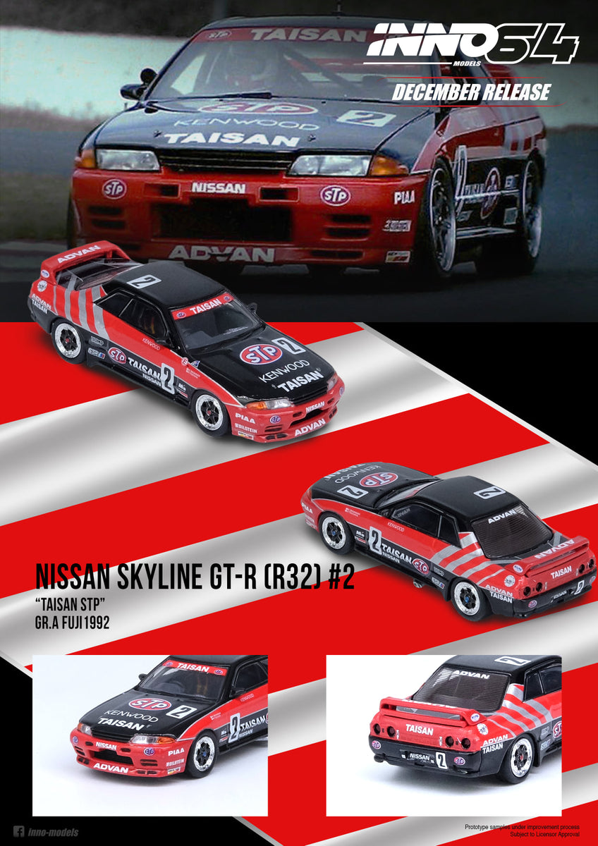Inno64 Nissan Skyline GT-R R32 #2 Taisan JTCC 1992