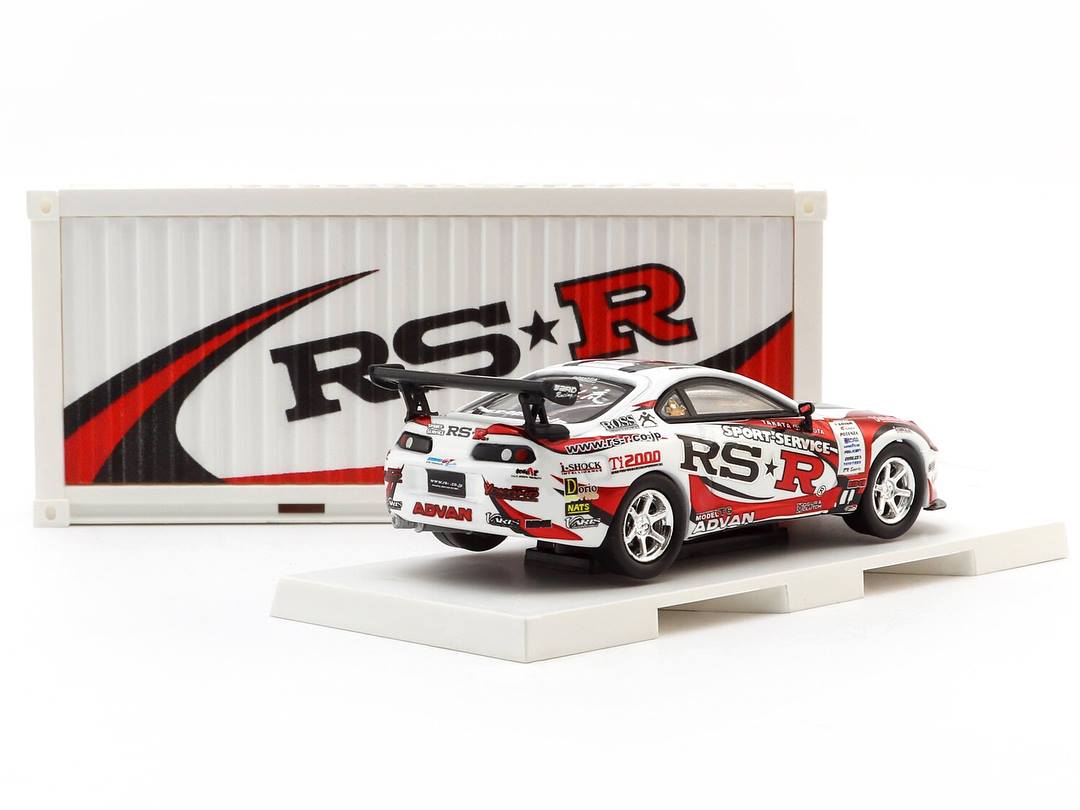 Tarmac Works Hobby64 1/64 Toyota Supra RSR D1 Drift Car Hong Kong Exclusive