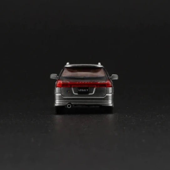 BM Creations 1/64 2002 Subaru Legacy Touring Wagon GT-B E-Tune II Silver