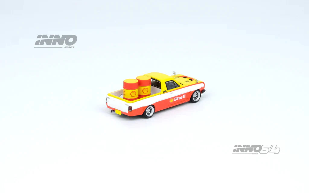 Inno64 1/64 Shell Nissan Sunny Hakotora Pick Up - Damaged