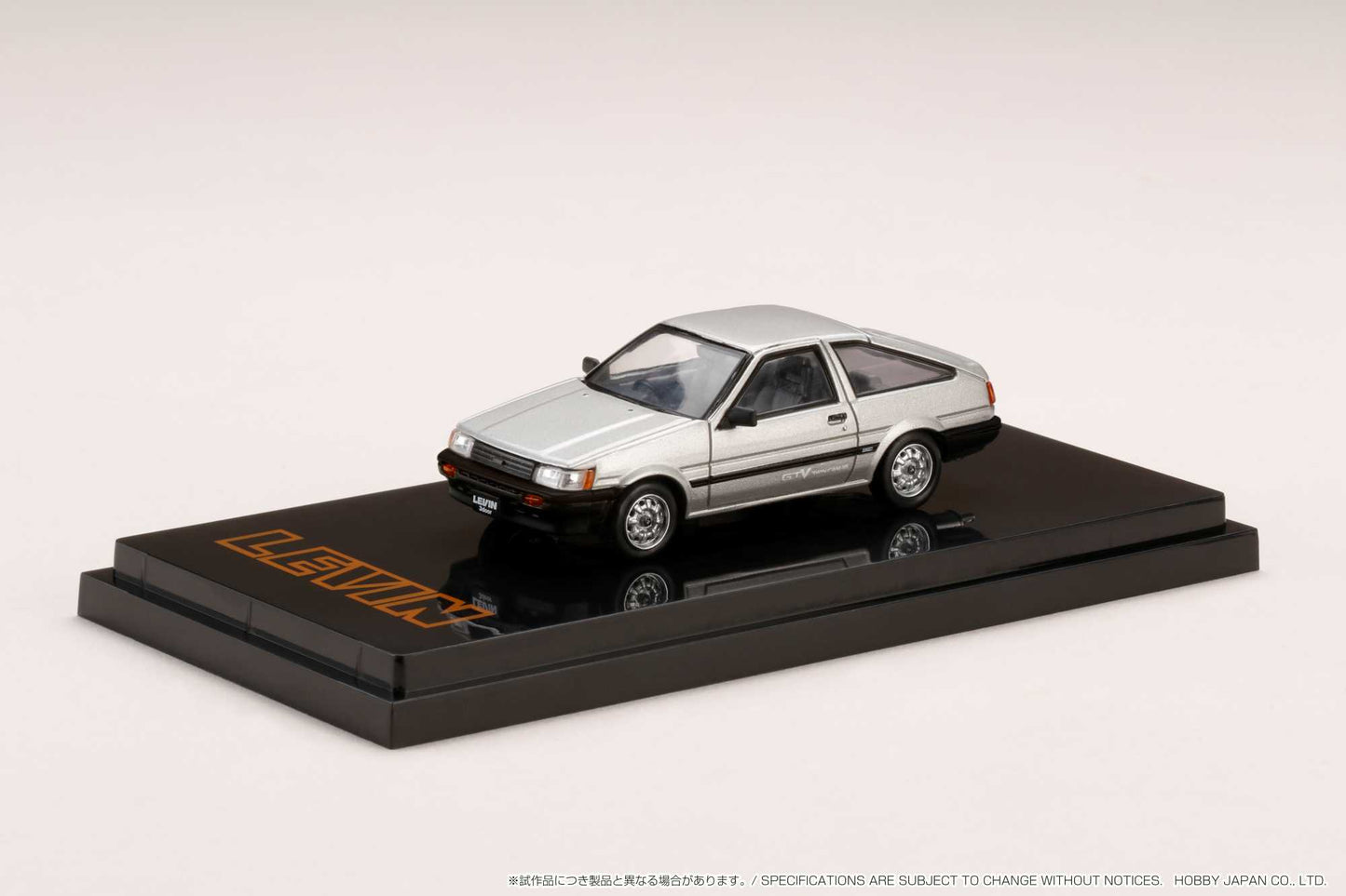 Hobby Japan 1/64 Toyota COROLLA LEVIN AE86 3 DOOR GTV Silver
