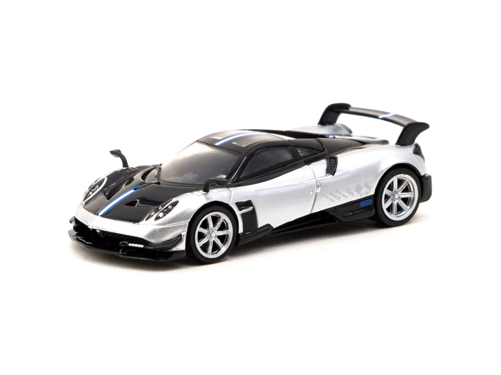 Tarmac Works Global64 1/64 Pagani Huayra BC Grigio Mercurio Silver