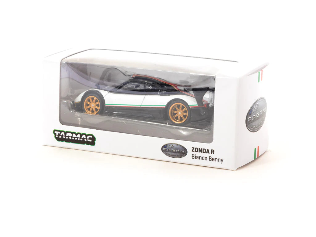 Tarmac Works Global64 1/64 Pagani Zonda R Bianco Benny