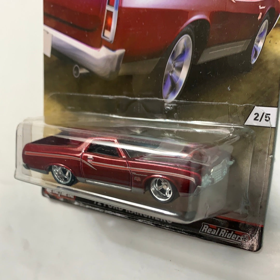 Hot Wheels 1/64 Car Culture Trucks ‘72 Ford Ranchero - Damaged Card