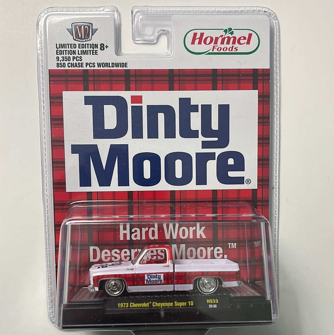 1/64 M2 Machines Hormel Foods Dinty Moore 1973 Chevrolet Cheyenne Super 10
