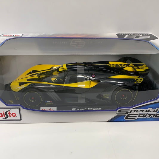 1/18 Maisto Bugatti Bolide Yellow