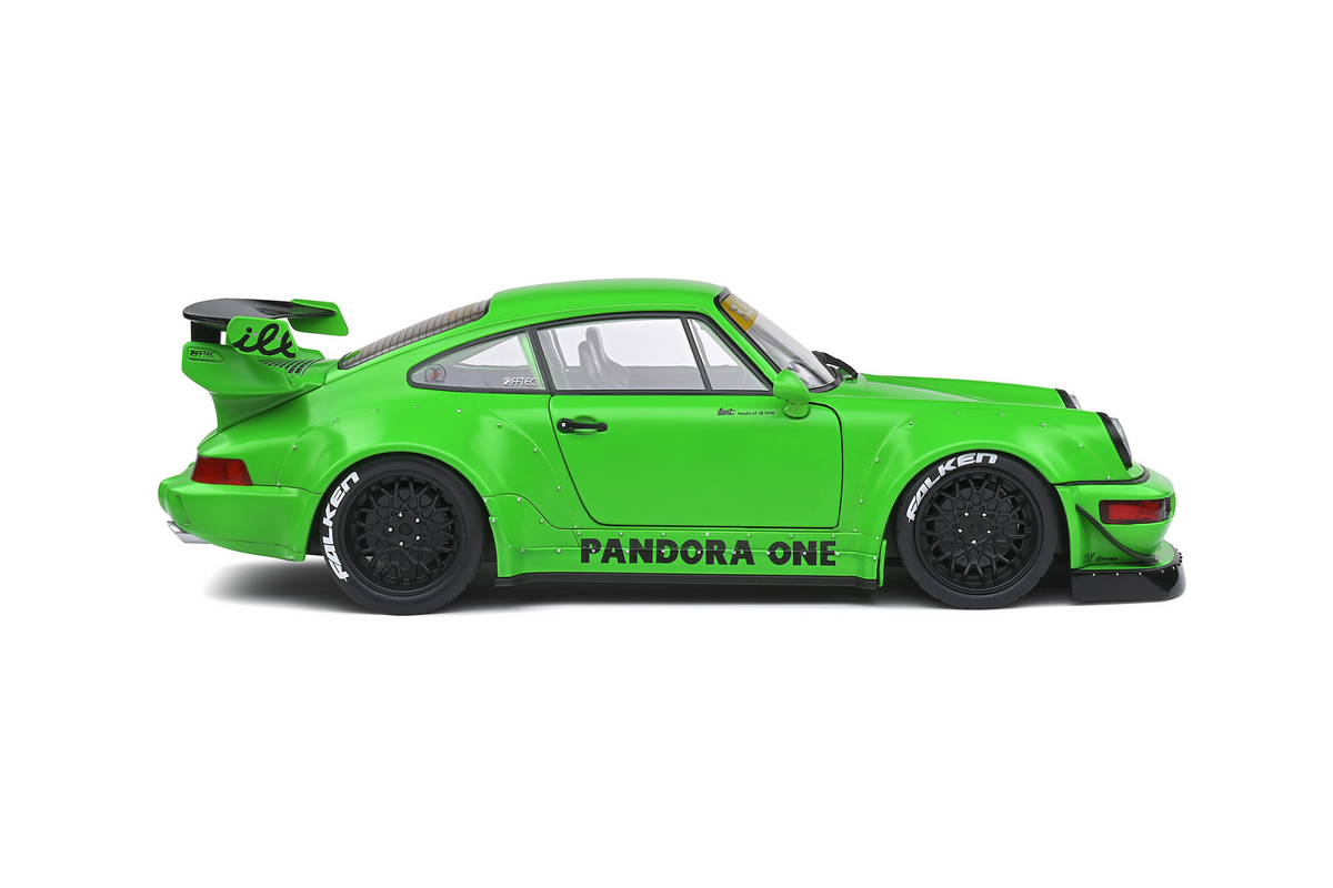 1/18 Solido Porsche 964 RWB Pandora One 2011 Green - Damaged Box