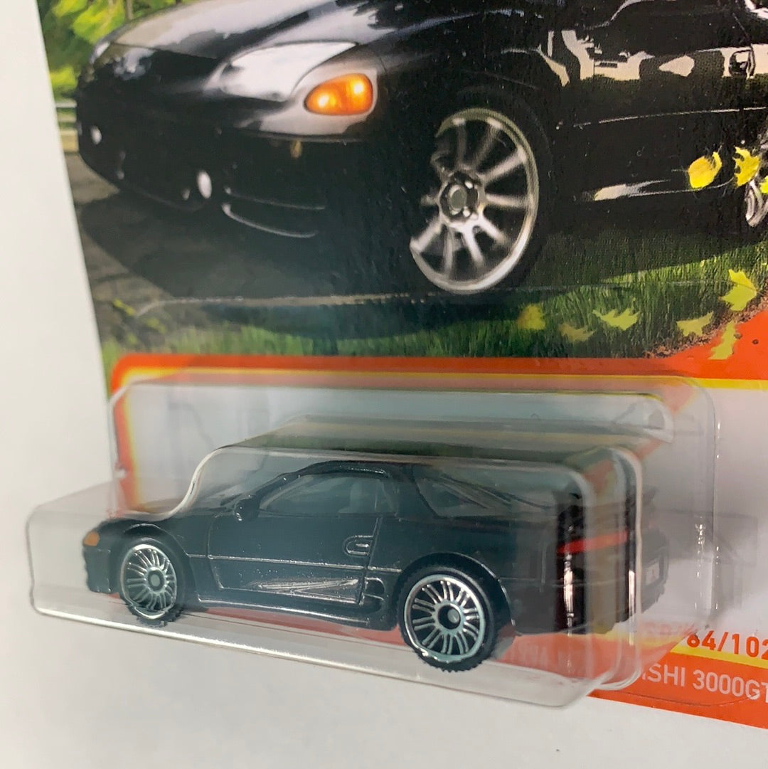 Matchbox 1/64 1994 Mitsubishi 3000GT Black - Damaged Box