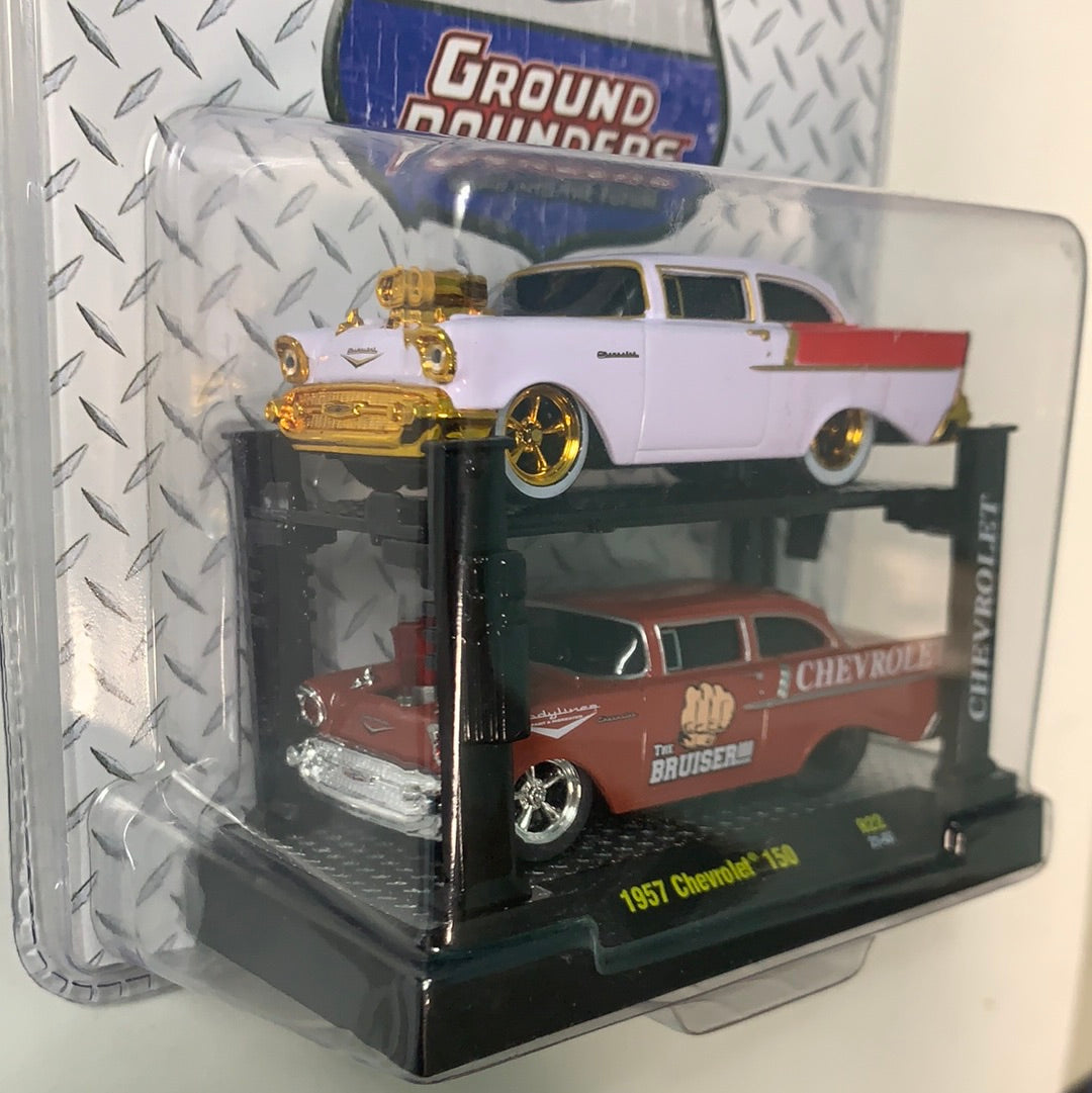 *Chase* M2 Machines Ground Pounders 1957 Chevrolet 150 Duo Pack (750 PCS)
