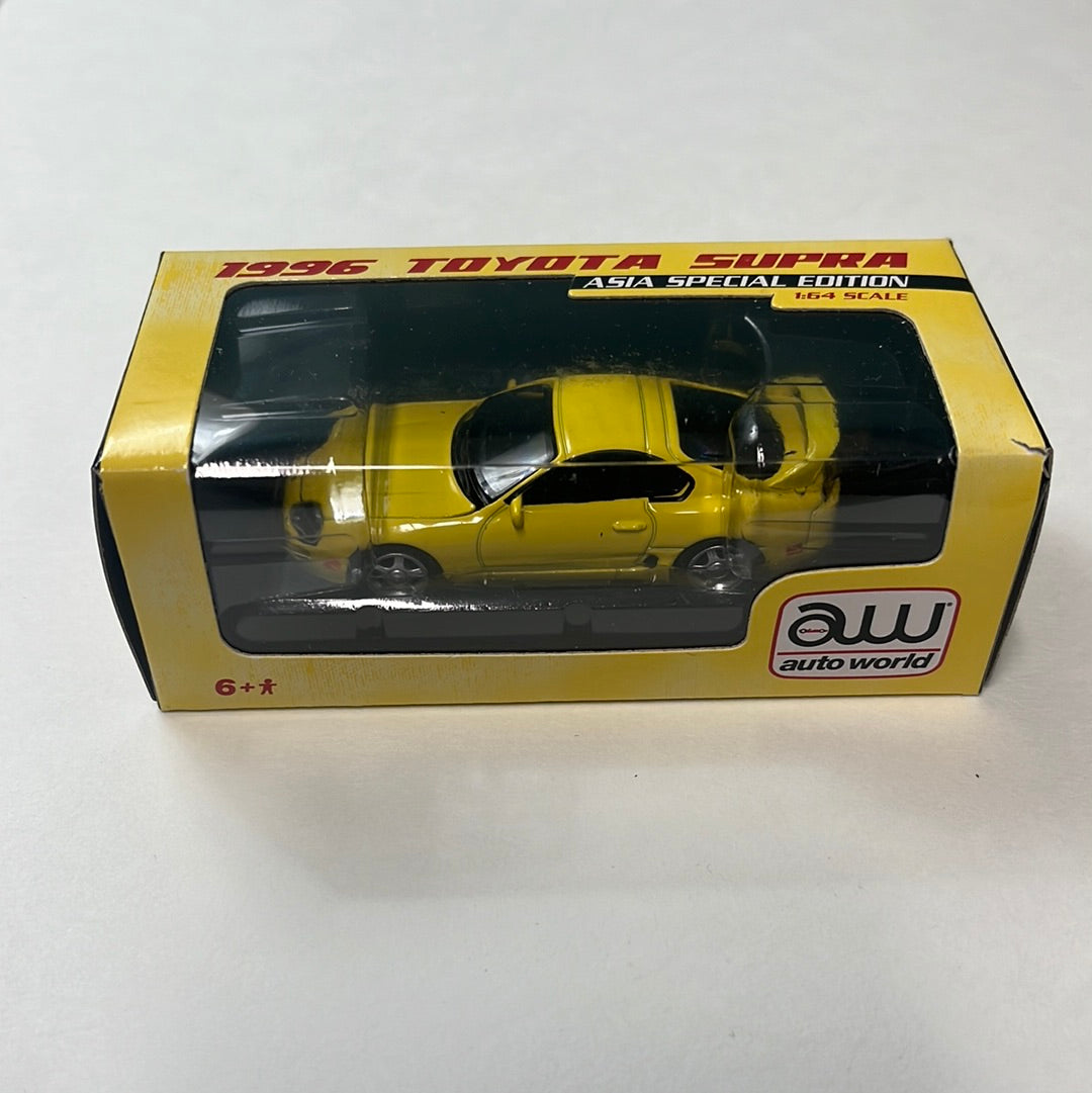 Auto World 1/64 1996 Toyota Supra Yellow Asia Special Edition