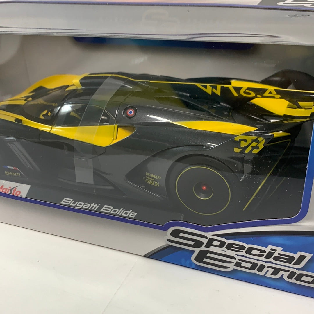 1/18 Maisto Bugatti Bolide Yellow