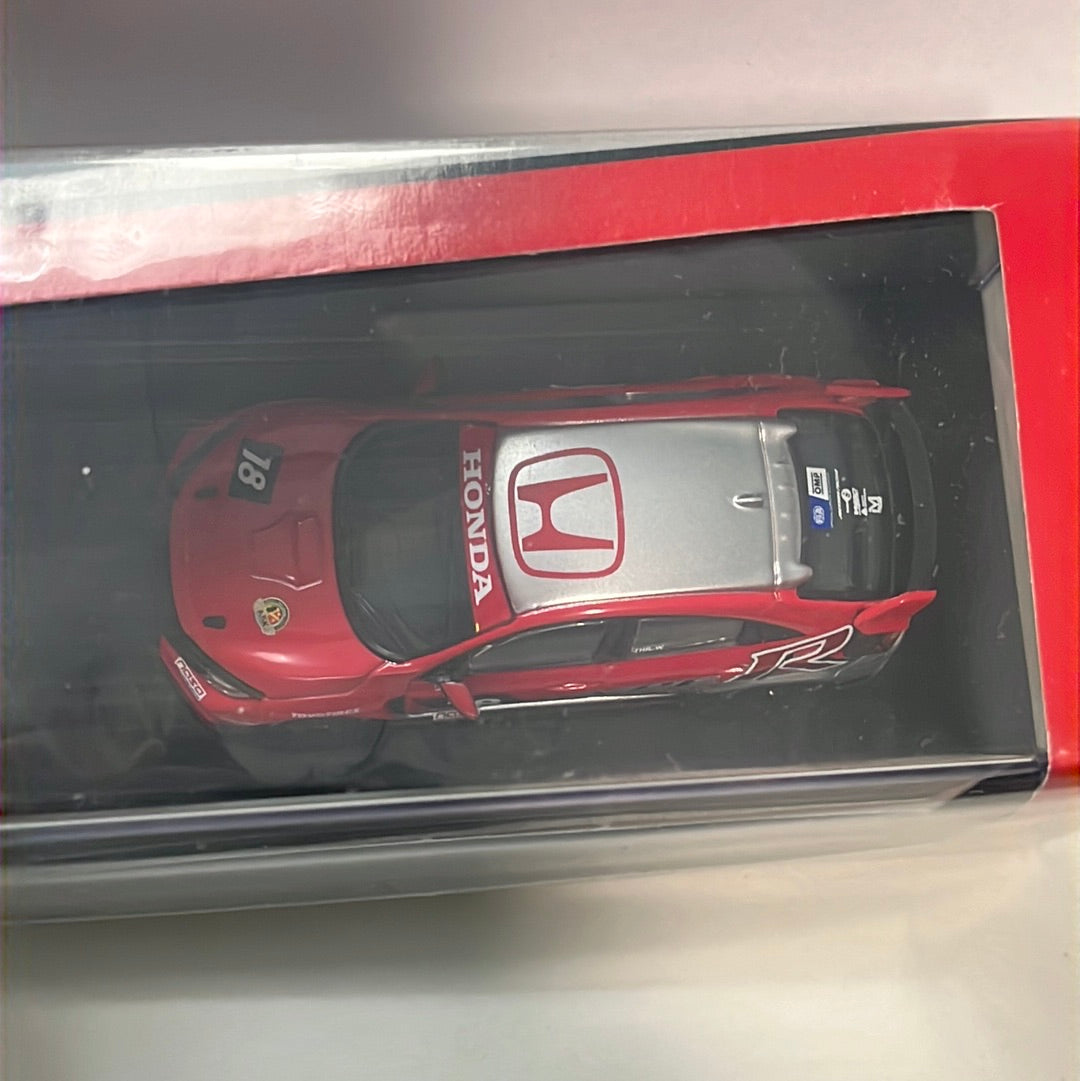Tarmac Works Hobby64 1/64 Honda Civic Type R FK8 NASA 25 Hours of Thunderhill Race 2017 - Damaged Case