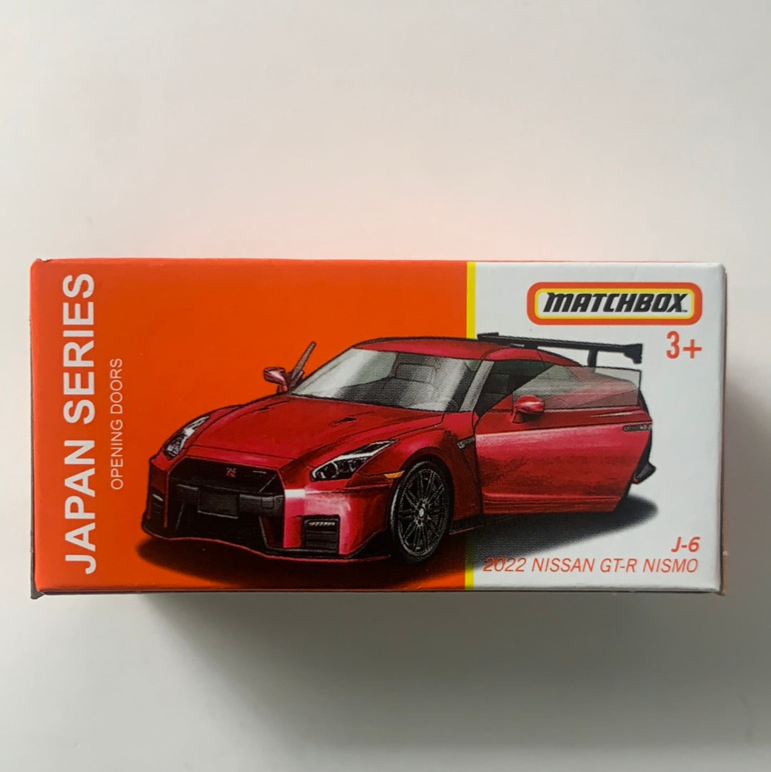 Matchbox 1/64 Moving Parts Japan Series 2022 Nissan GT-R Nismo Red