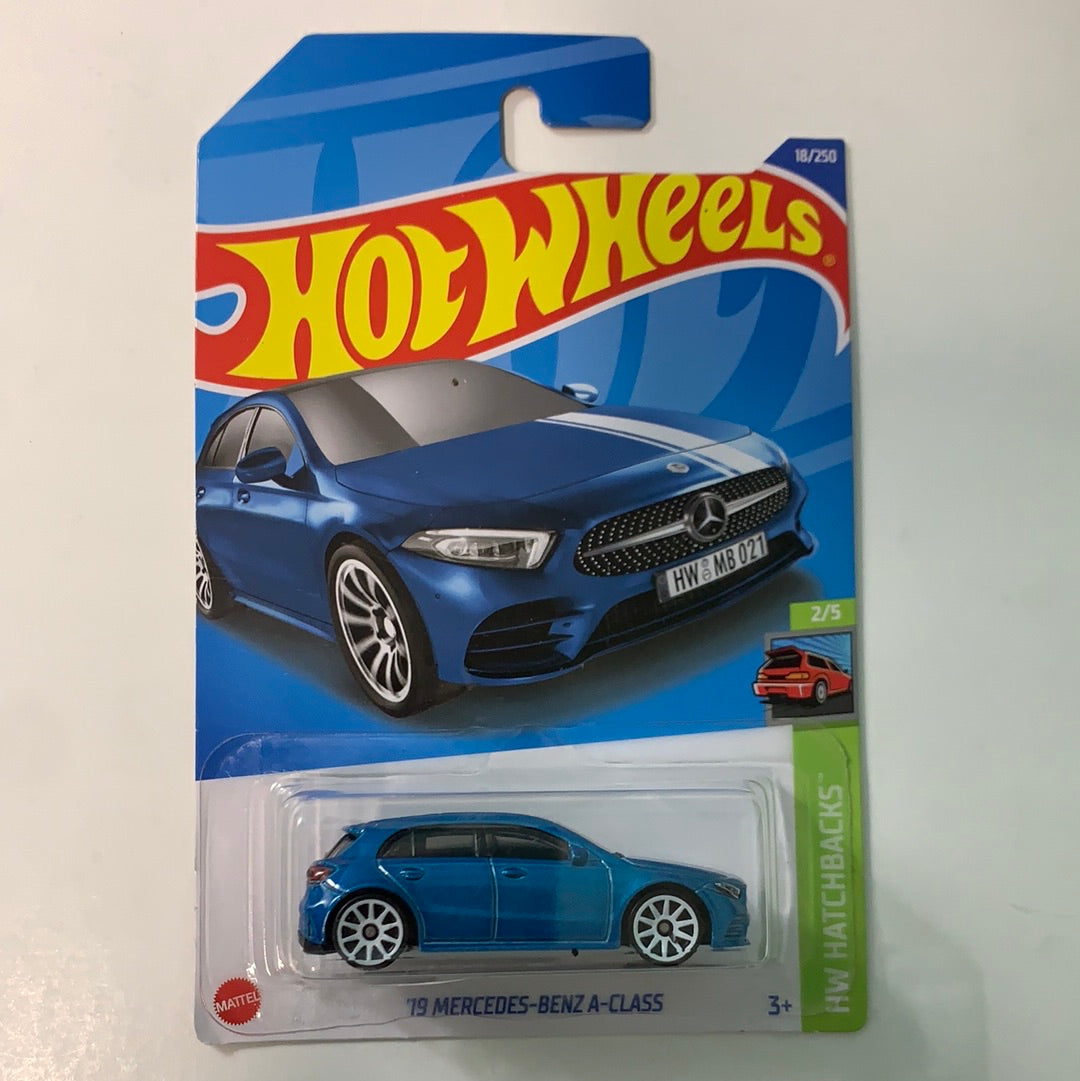 Hot Wheels '19 Mercedes Benz A Class Blue – Flipn Diecast