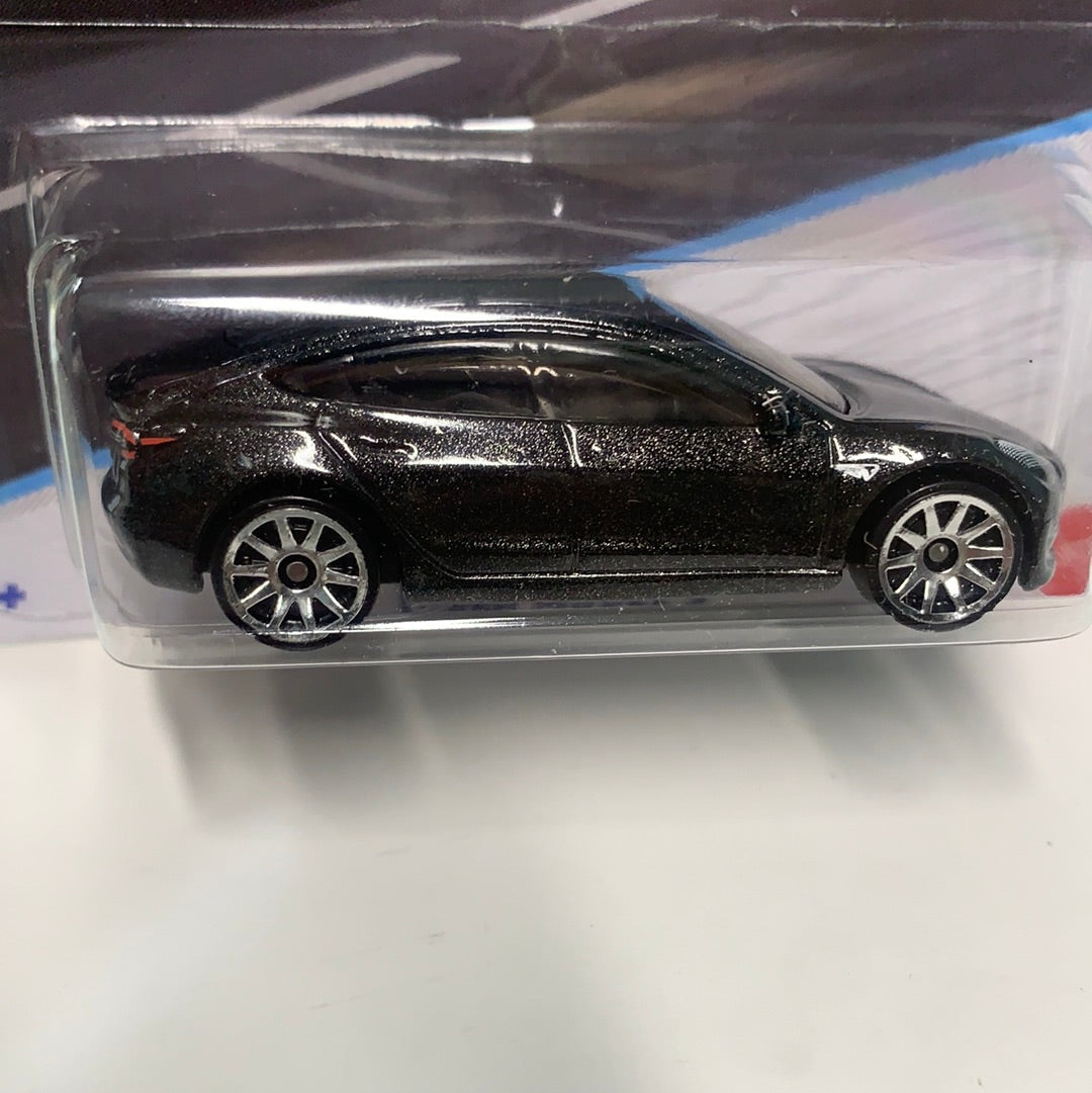 Hot Wheels 1/64 Luxury Sedans Tesla Model 3 Black