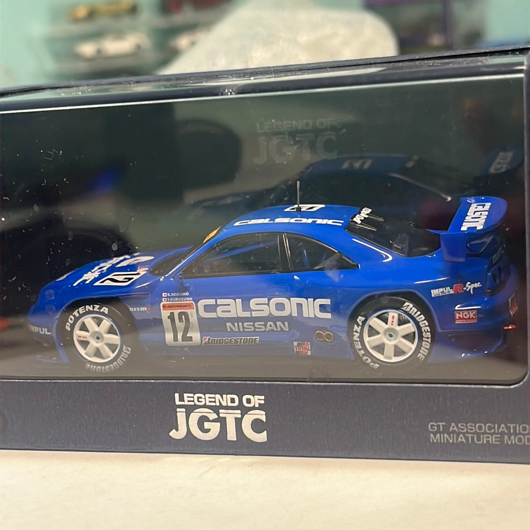 Ebbro 1/43 Calsonic Nissan Skyline JGTC 1998 n12 Blue