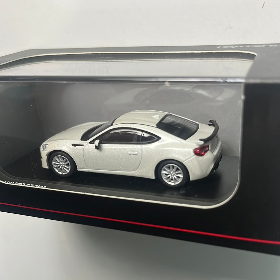 1/64 Kyosho Subaru BRZ GT 2016 White – Flipn Diecast