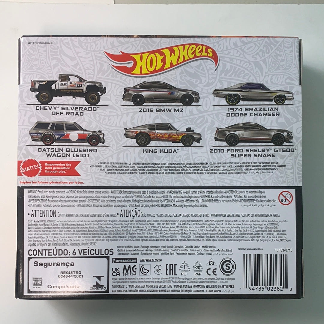 Hot Wheels 1/64 Zamac 6 Pack