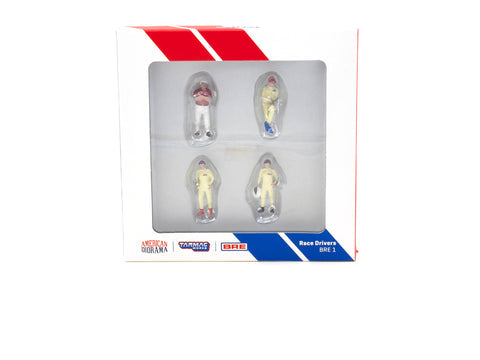 Tarmac Works X American Diorama Figures Race Drivers BRE 1