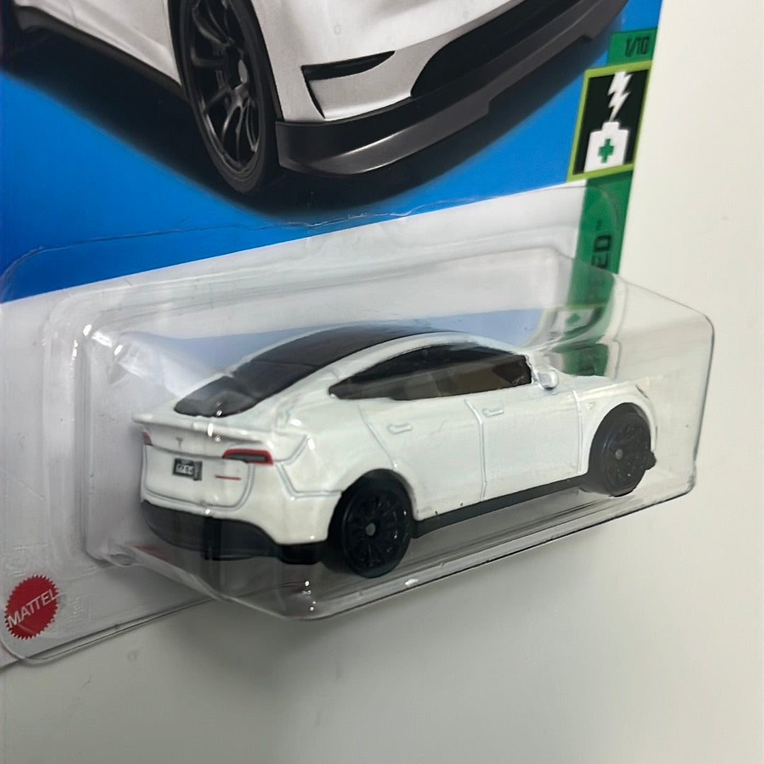 Hot Wheels 1/64 Tesla Model Y White