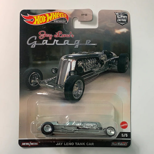 Hot Wheels 1/64 Car Culture Jay Leno’s Garage Jay Leno Tank Car - Damaged Card