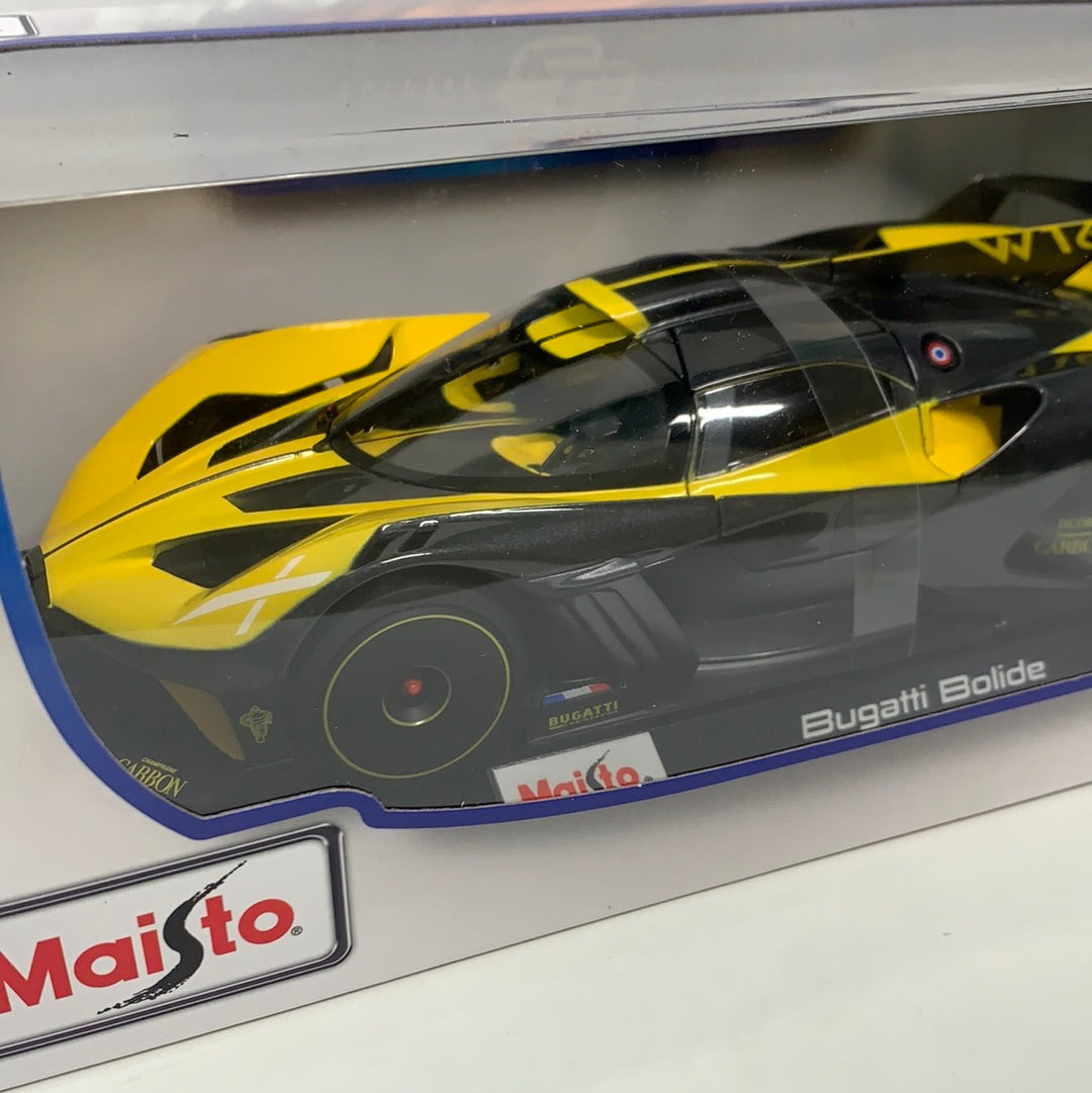 1/18 Maisto Bugatti Bolide Yellow