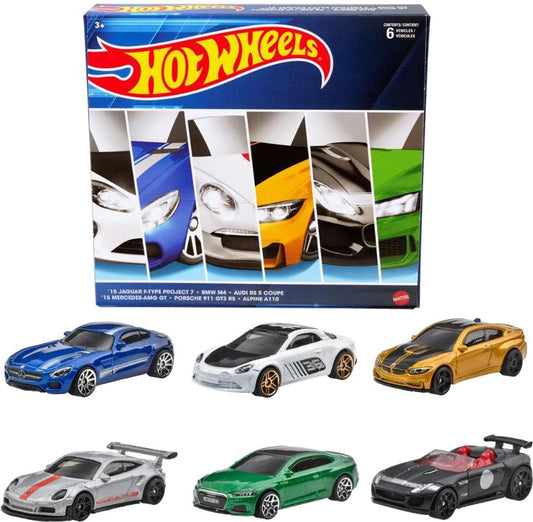 Hot Wheels European Cars 6 Pack