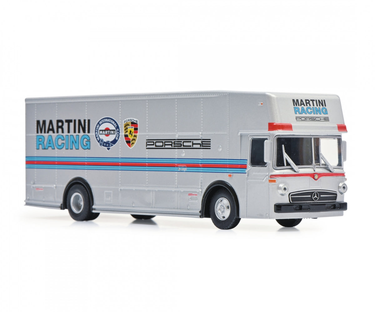 Modèle réduit Mercedes Renntransporter Martini-porsche 1/18 | Schuco