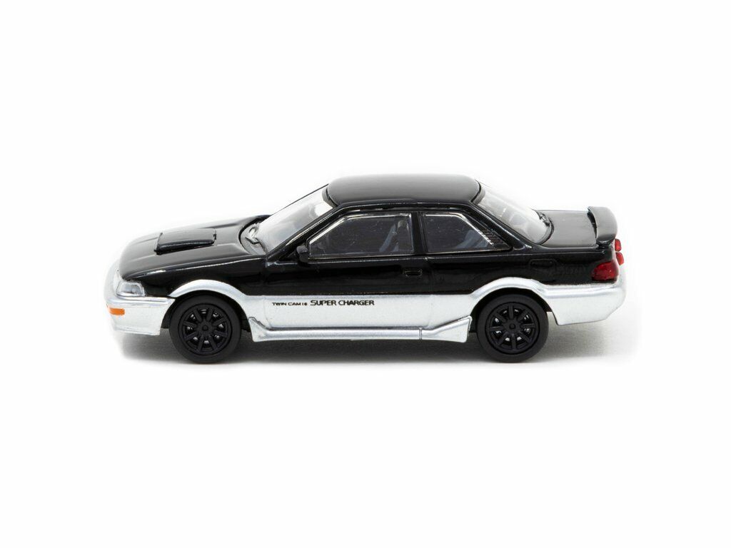 Tarmac Works Hobby64 1/64 Toyota Corolla Levin AE92 Black/Silver