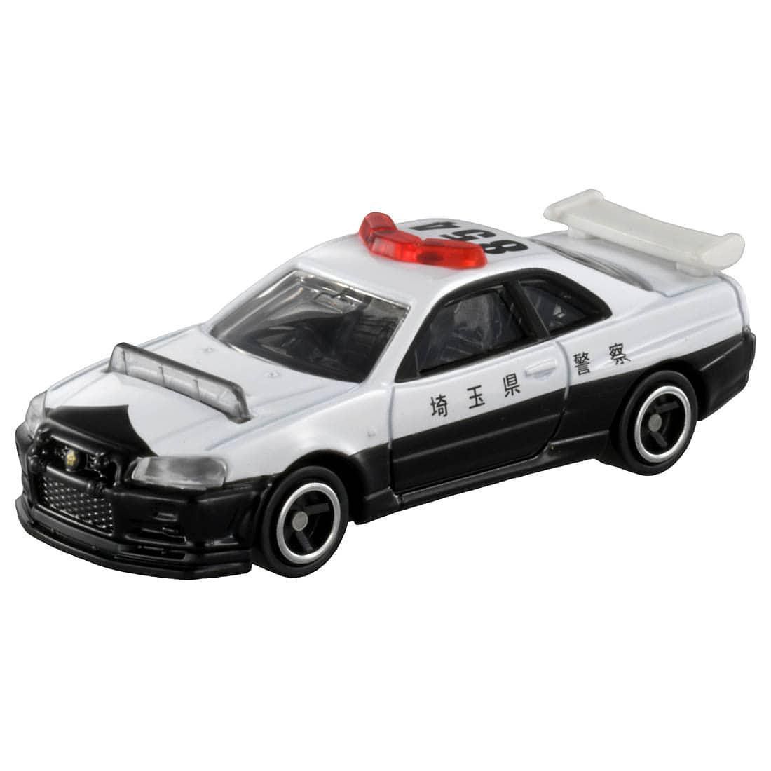 nissan skyline r34 police car tomica