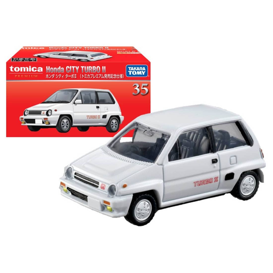 Tomica Premium Honda City Turbo ll (Commemorative Edition)