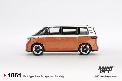 Mini GT 1/64 Volkswagen ID.Buzz Candy White / Energetic Orange - MGT01061