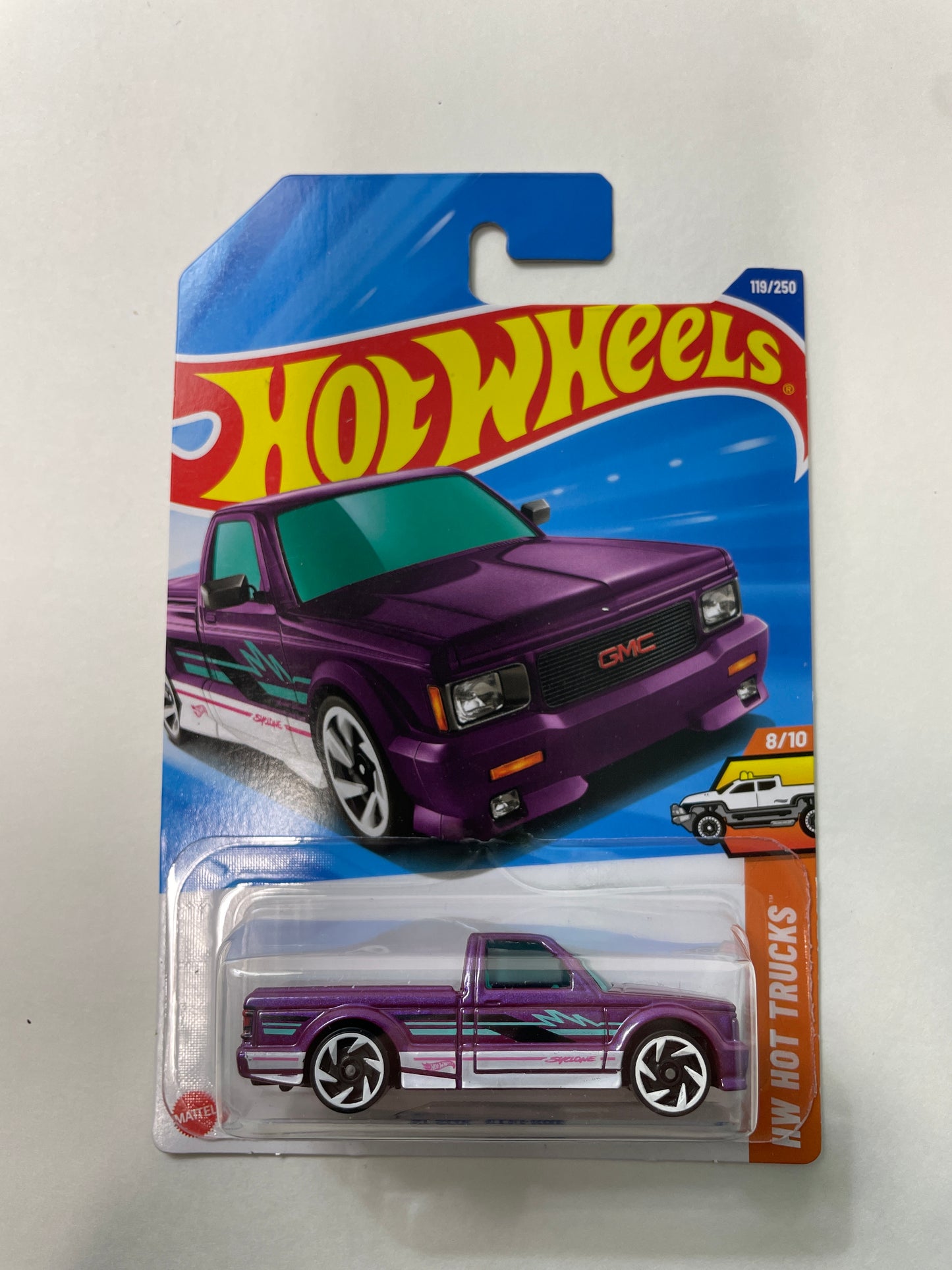 Hot Wheels 1/64 ‘91 GMC Syclone Purple