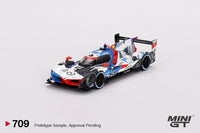 Mini GT 1/64 BMW M Hybrid V8 #25 BMW M Team RLL 2023 IMSA Sebring 12 Hrs 2nd Place